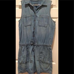 Ralph Lauren Jean romper Sz 16